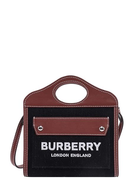 burberry logo printed tote bag.